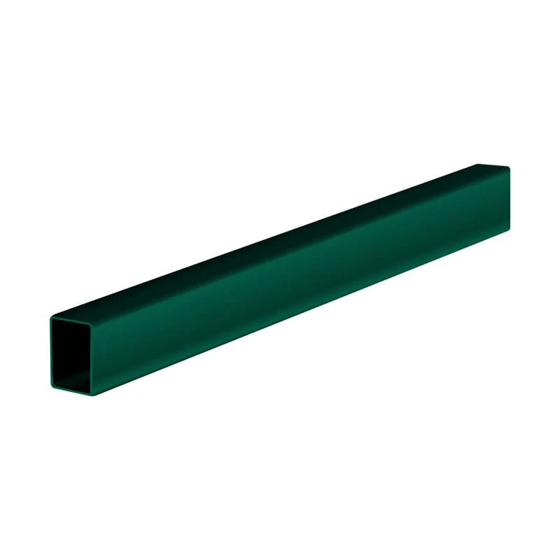 Столб с полимерным покрытием (Профиль замкнутый) 61×35×1,2 мм, RAL6005 (зелёный мох)