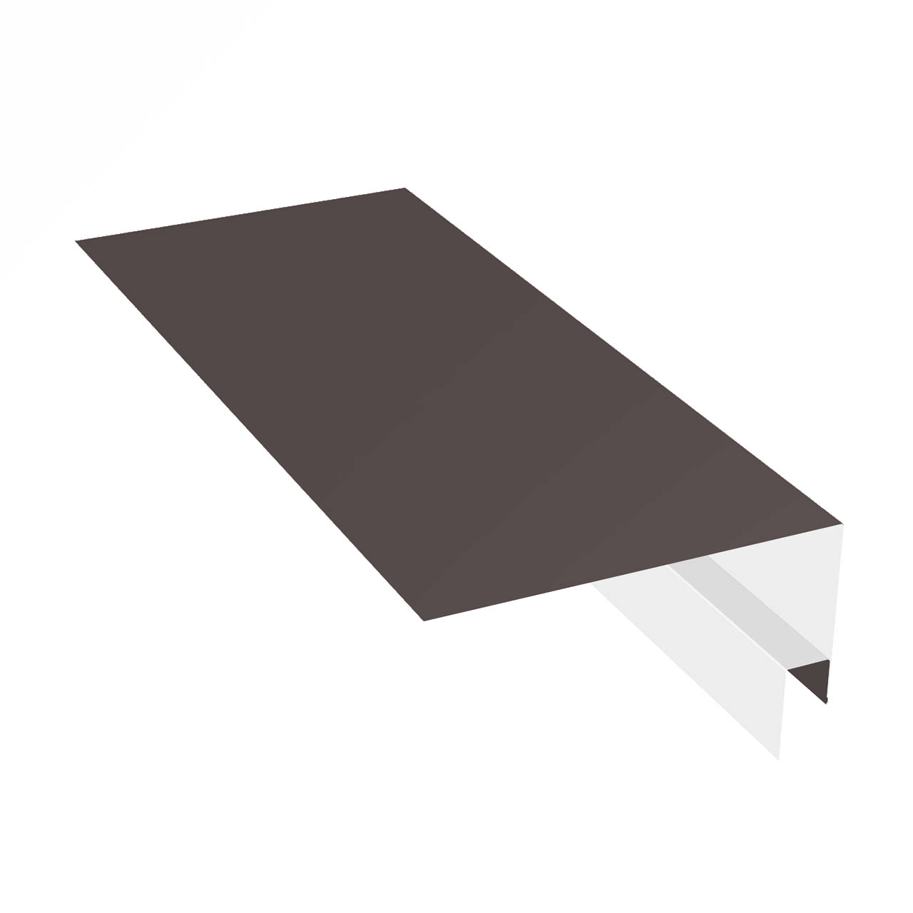 Планка околооконная сложная для металлосайдинга 