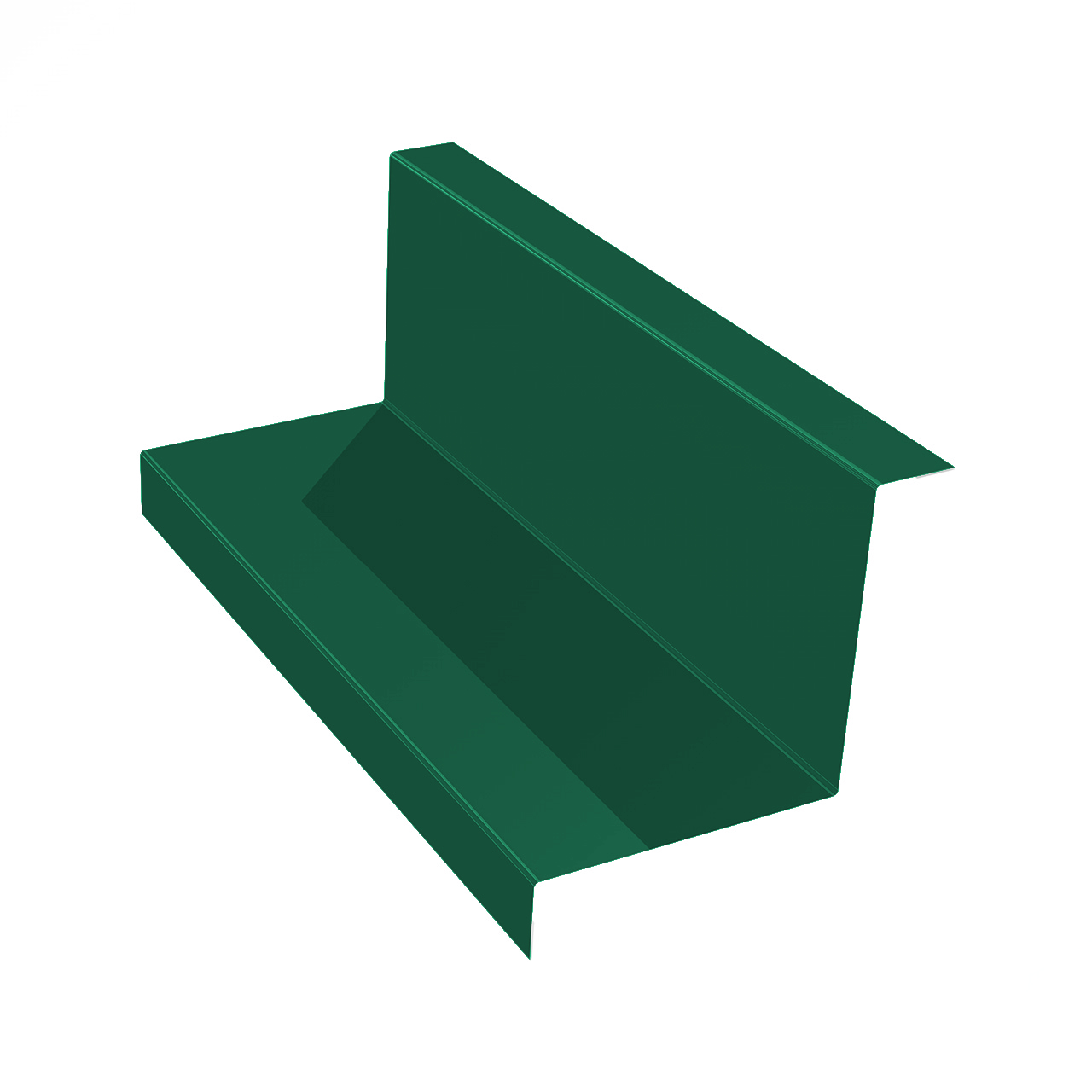 Планка угла внутреннего простая для фальцевых панелей 