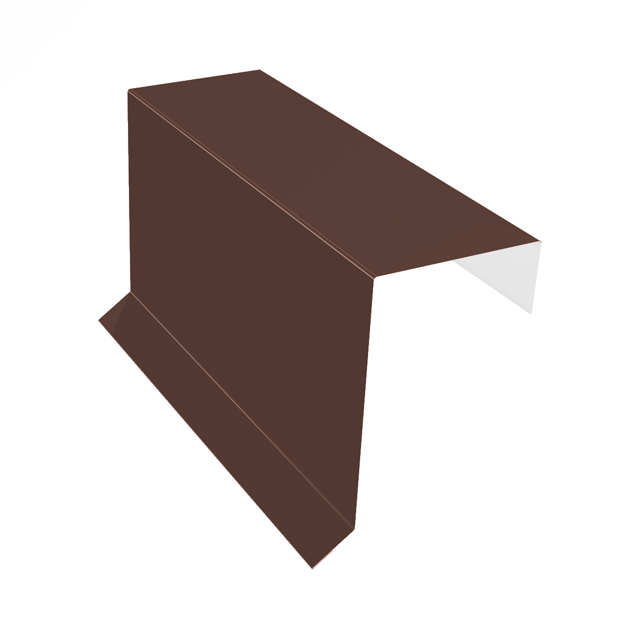 Планка торцевая кровельная для фальцевых панелей 