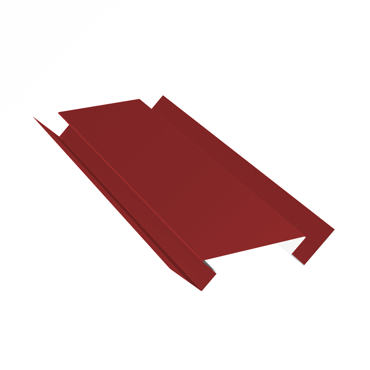 Планка угла внутреннего сложная для металлосайдинга, 0,50 мм, Полиэстер глянцевый, RAL3011 (коричневый красный)