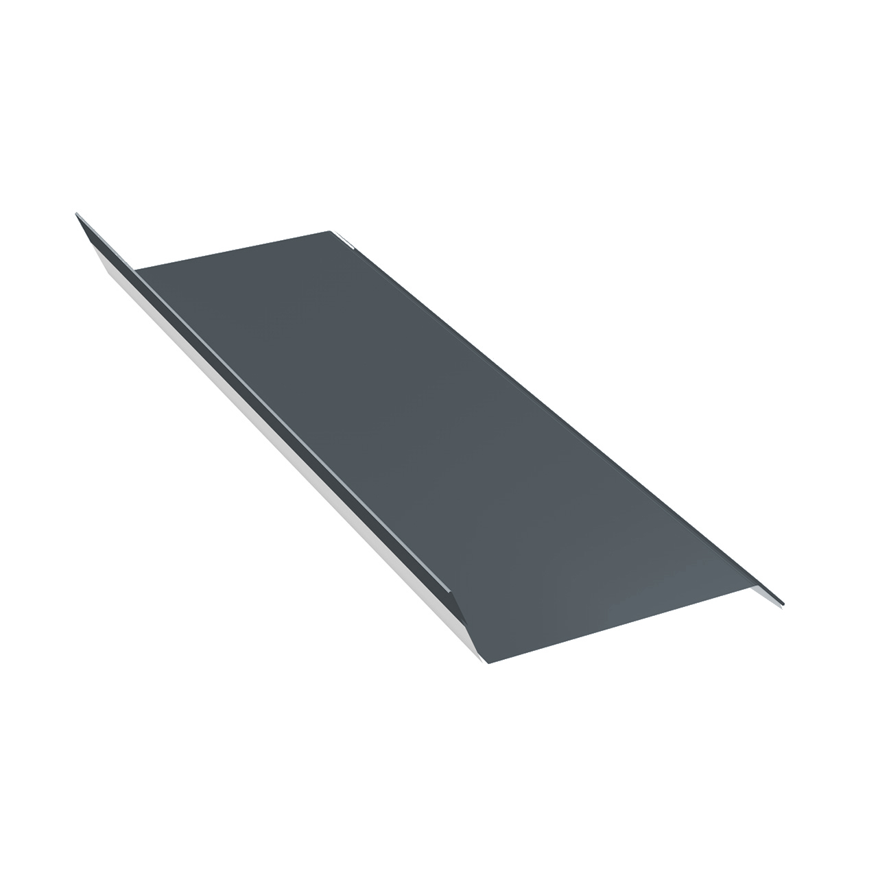 Планка примыкания к штробу для фальцевых панелей 