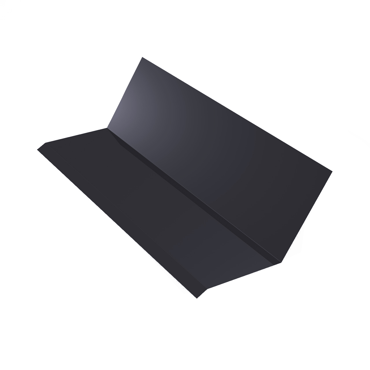 Планка примыкания верхняя к стене для фальцевых панелей 