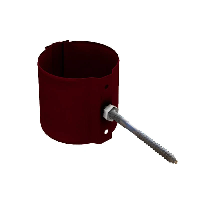 Кронштейн трубы на кирпич Grand Line®, RAL3005 (винно-красный)