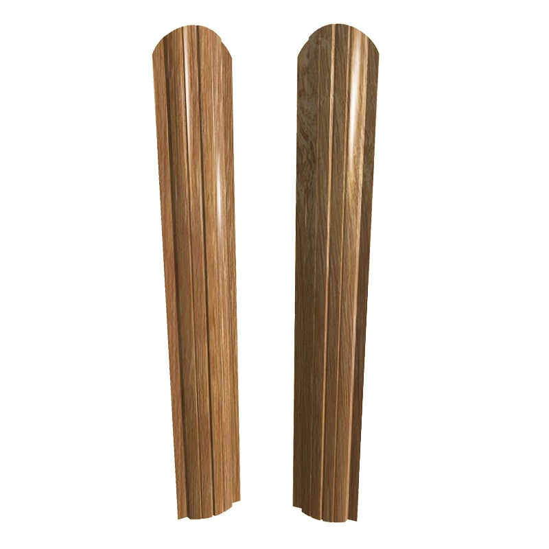 "Европланка - Ислочь", 108 мм Printech Структурный дуб Одностороннее Полукруглый