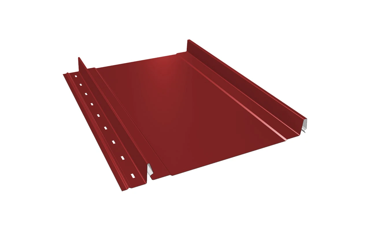 Фальцевая панель МастерФальц 260 045 мм Полиэстер глянцевый RAL3011 коричневый красный