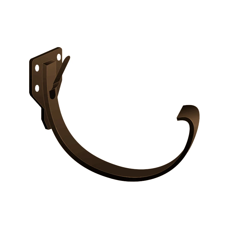 Держатель желоба (карнизный) RAL8017 шоколадно-коричневый Полиэстер глянцевый