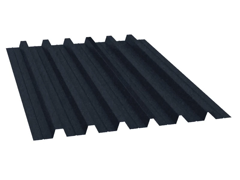 Профнастил П-ТРп 60 Базальт 045 мм RAL7024 серый графит