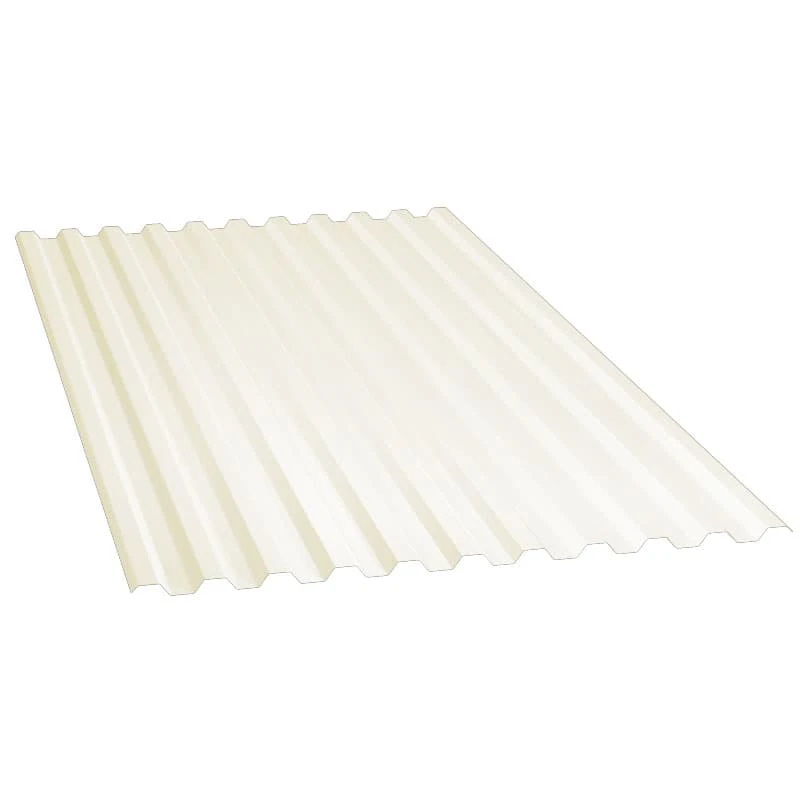 Профнастил ПС 21 Полиэстер глянцевый Одностороннее 040 мм RAL9003 cигнальный белый