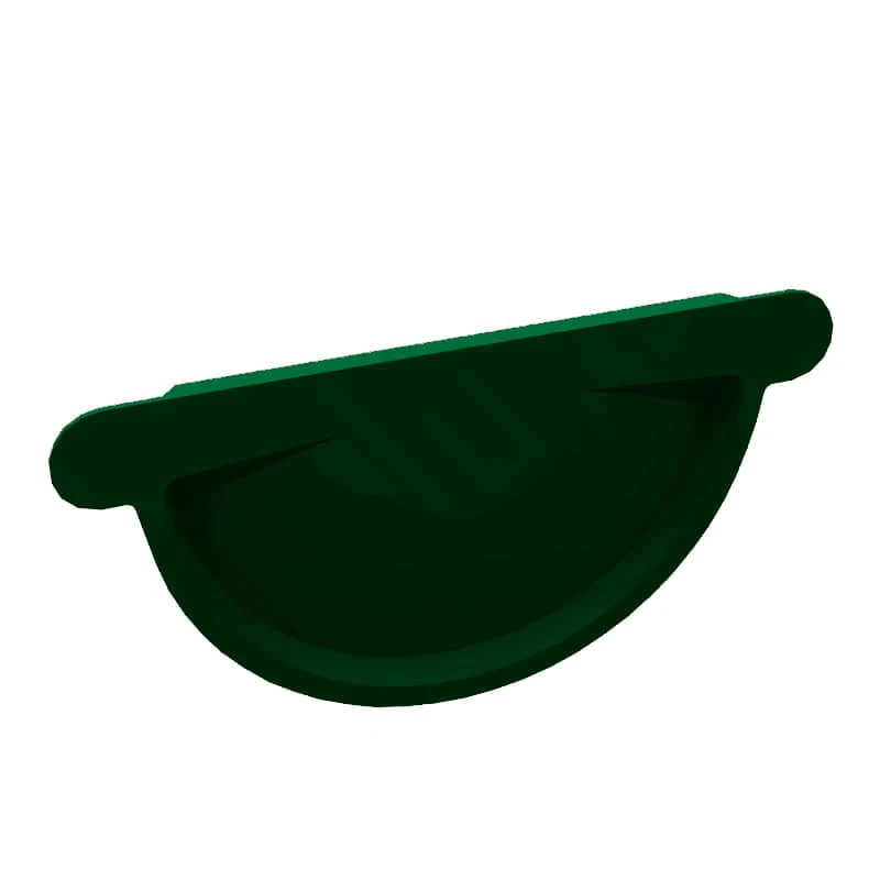 Заглушка  желоба Grand Line®, RAL6005 (зелёный мох)