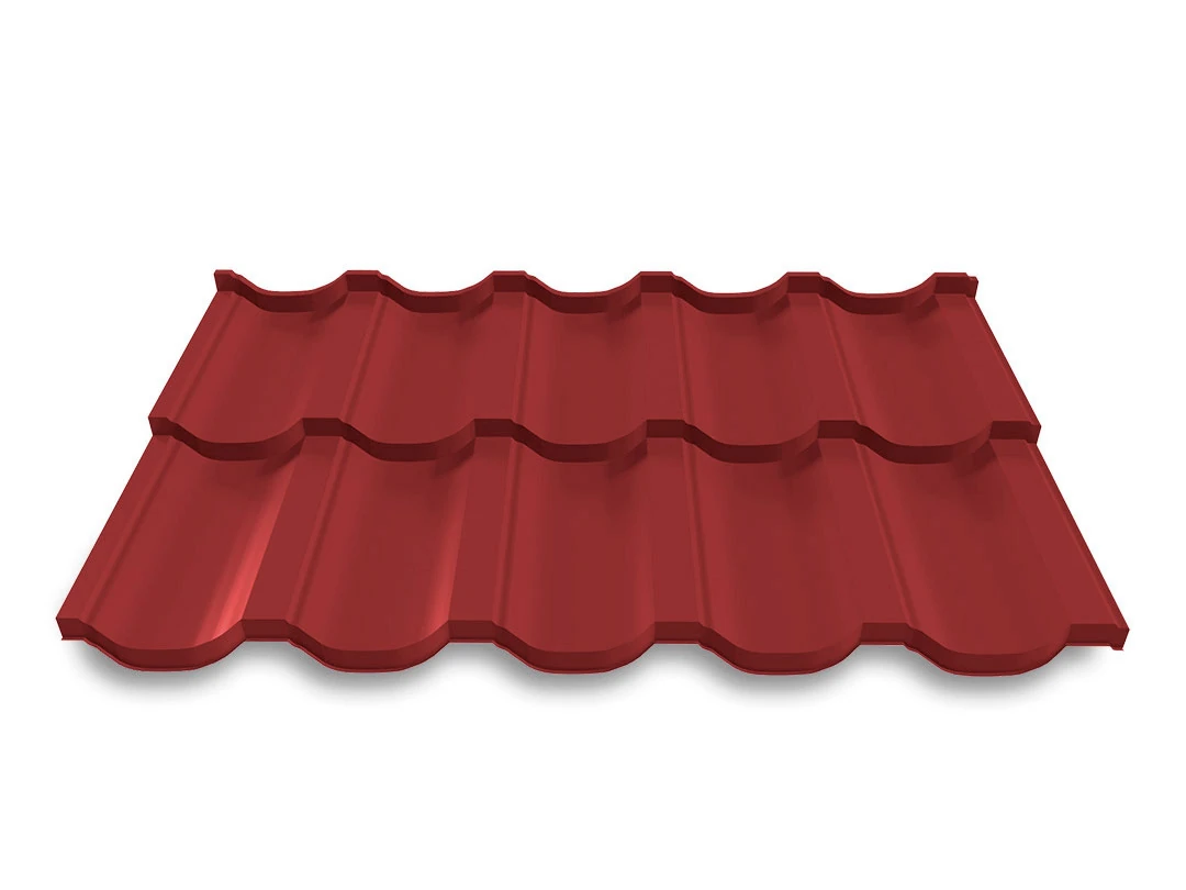 Модульная металлочерепица "Браславская", 0,50 мм, длина волны 400×25 мм