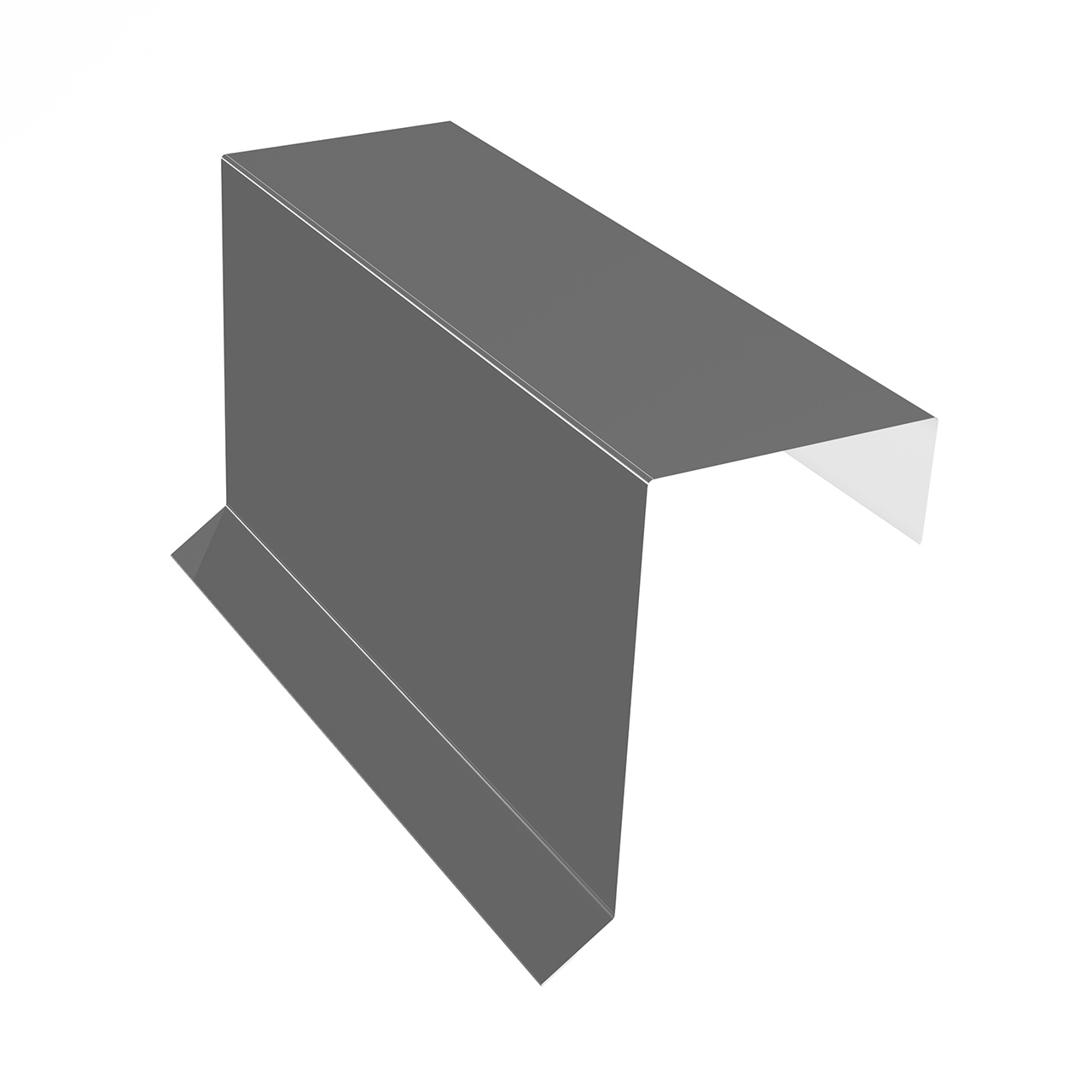 Планка торцевая кровельная для фальцевых панелей