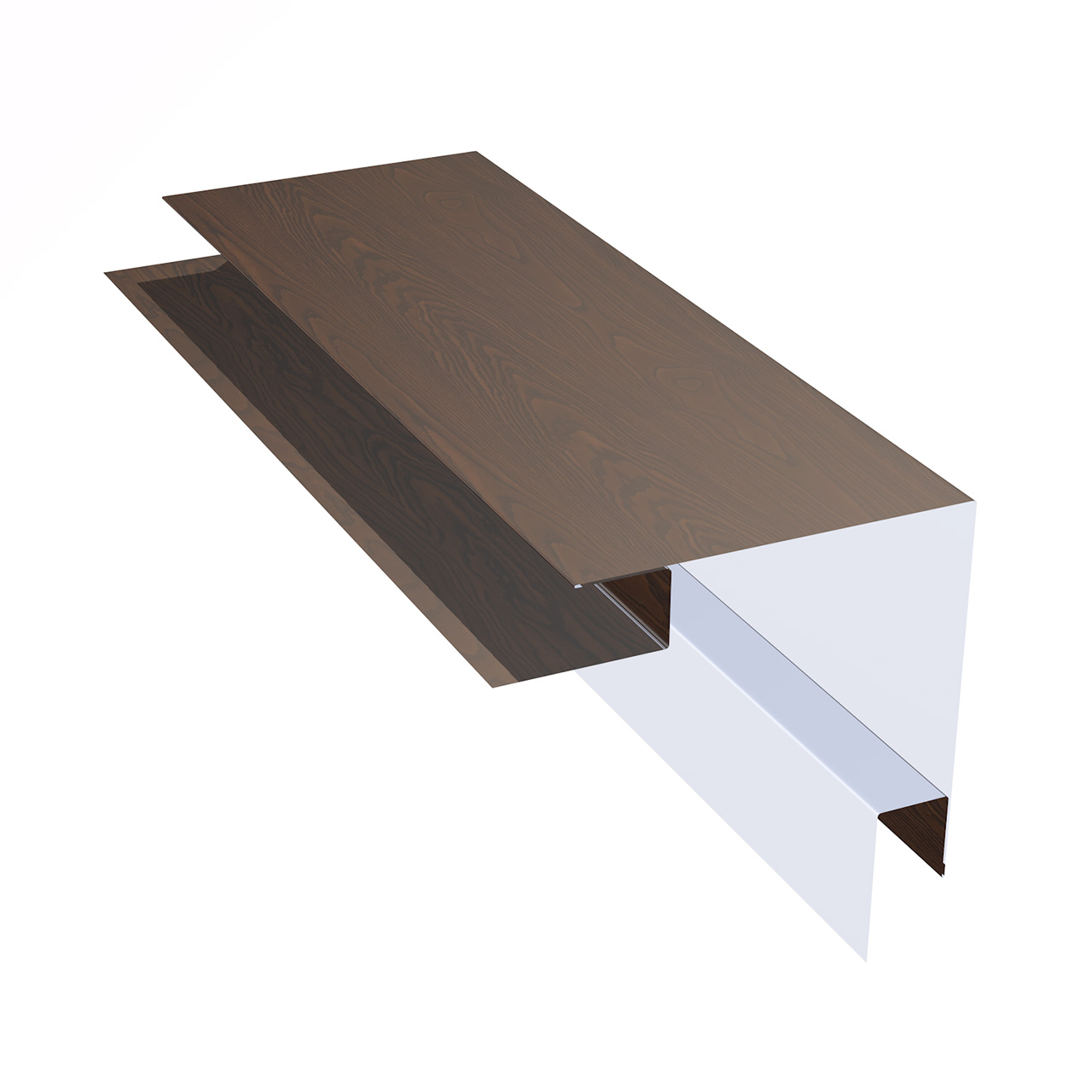 Планка угла наружного сложная 90 для металлосайдинга