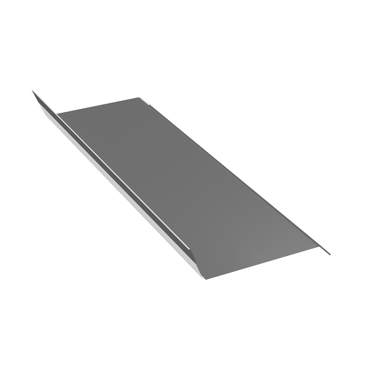 Планка примыкания к штробу для фальцевых панелей