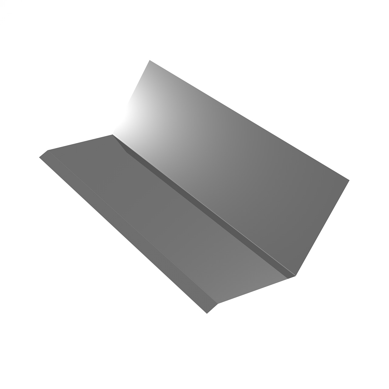 Планка примыкания верхняя к стене для фальцевых панелей