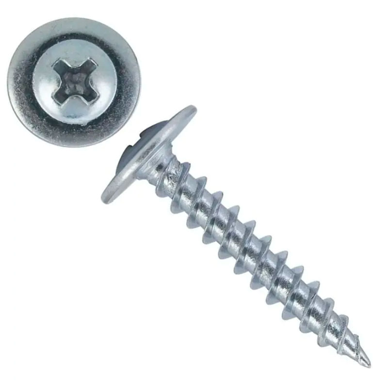 Саморез 4,2x25 мм с пресшайбой острый оцинкованный 