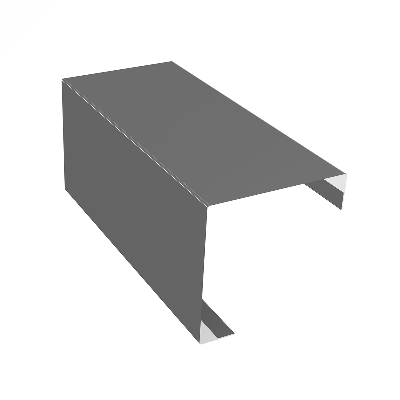 Планка угла внешнего простая для фальцевых панелей