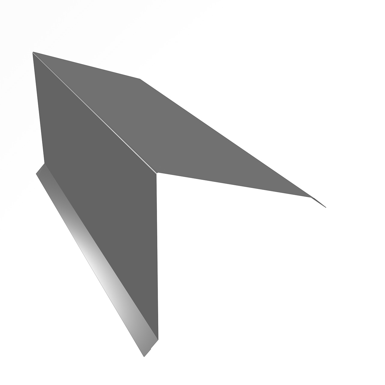 Планка конька 160 для фальцевых панелей