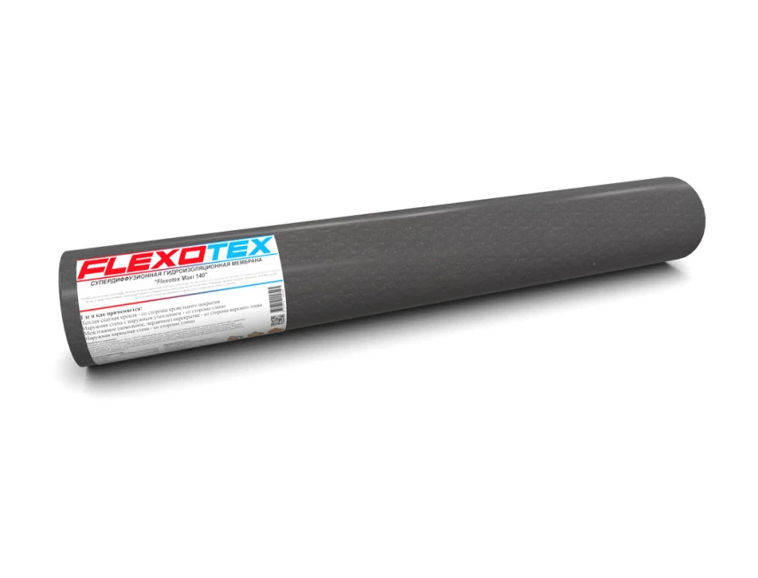 Мембрана гидроизоляционная FLEXOTEX Maxi 140 (1рул-75кв.м)