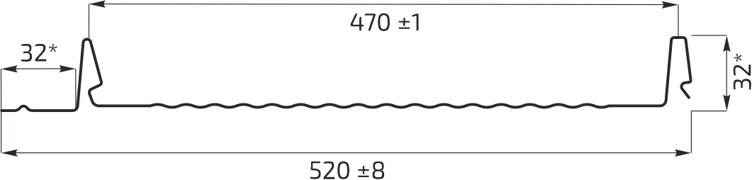 Чертеж МастерФальц Гофр 470